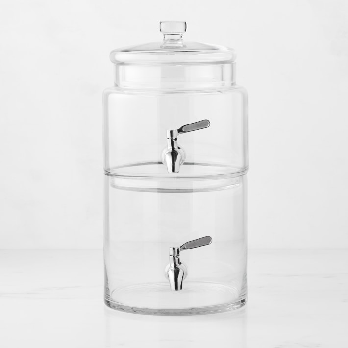 Stacking Glass Beverage Dispenser