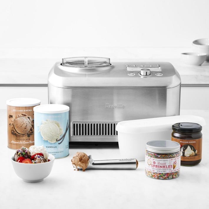 Breville Ice Cream Compressor with Ice Cream Sundae Kit
