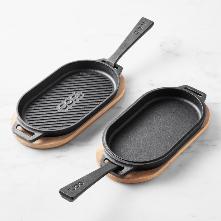 Ooni Cast Iron Grizzler & Sizzler Pan Cookware Set
