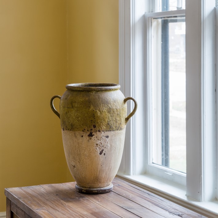 Metal French-Style Garden Pot