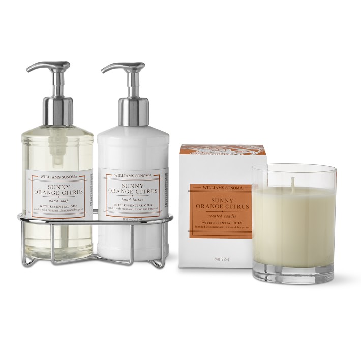 Sunny Orange Citrus Hand Soap & Lotion 4-Piece Set