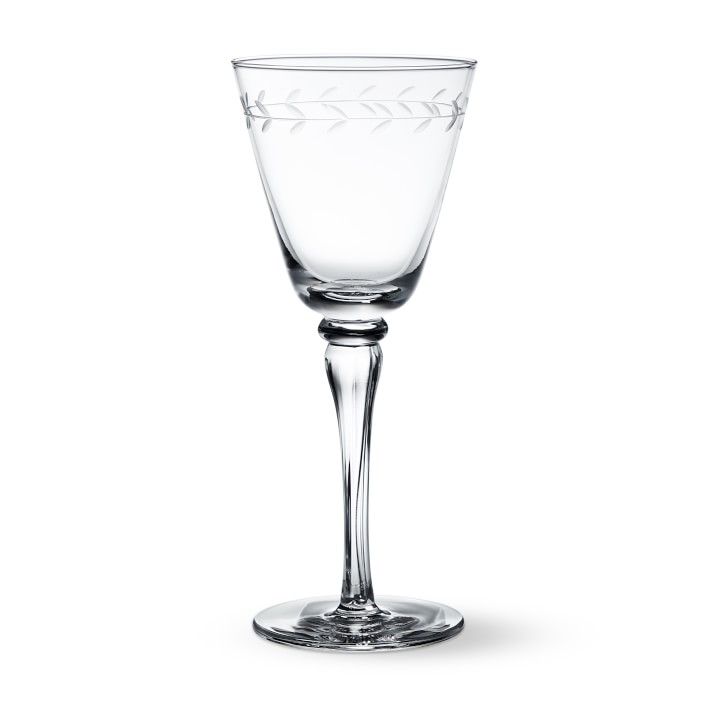 Elegant Etched Glassware Collection