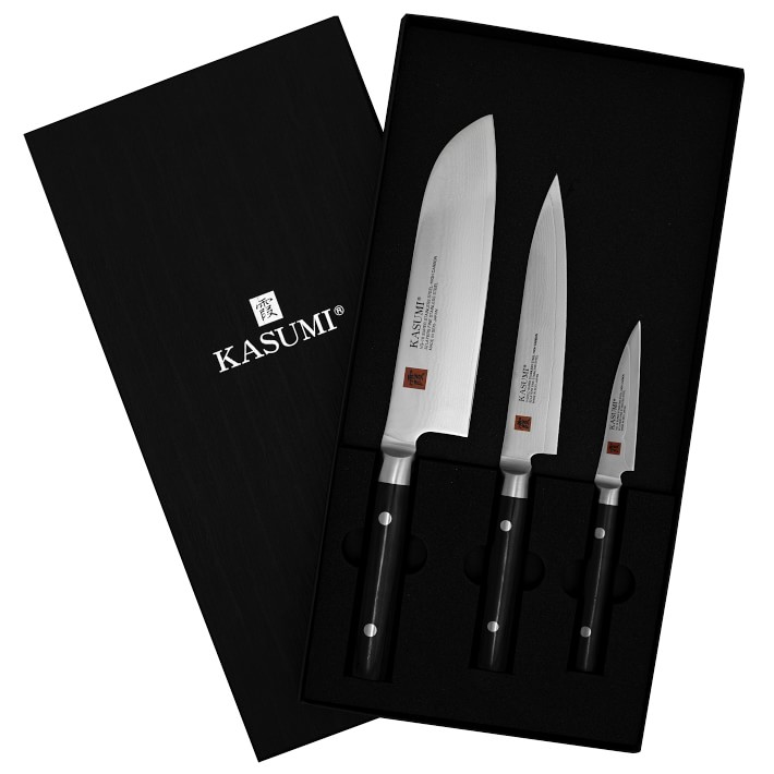 Kasumi Santoku Knives, Set of 3