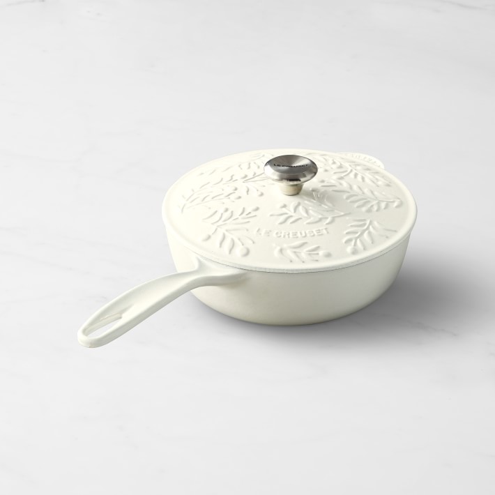 Le Creuset Olive Branch Collection Enameled Cast Iron Saucier