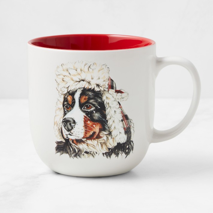Holiday Bernese Mountain Dog Mug