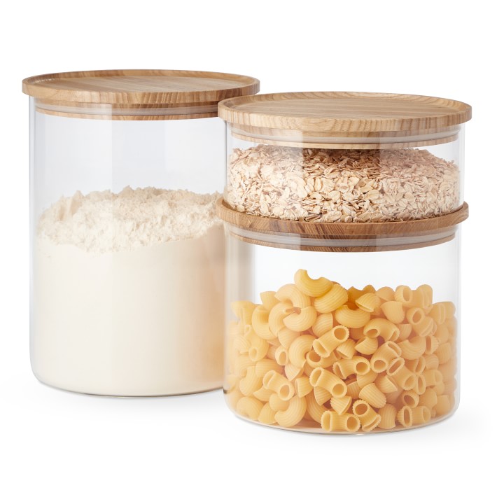 Hold Everything Stacking Glass Canister