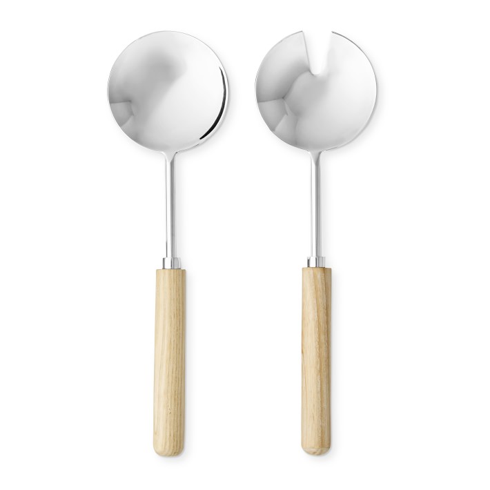 Ash Wood Salad Servers