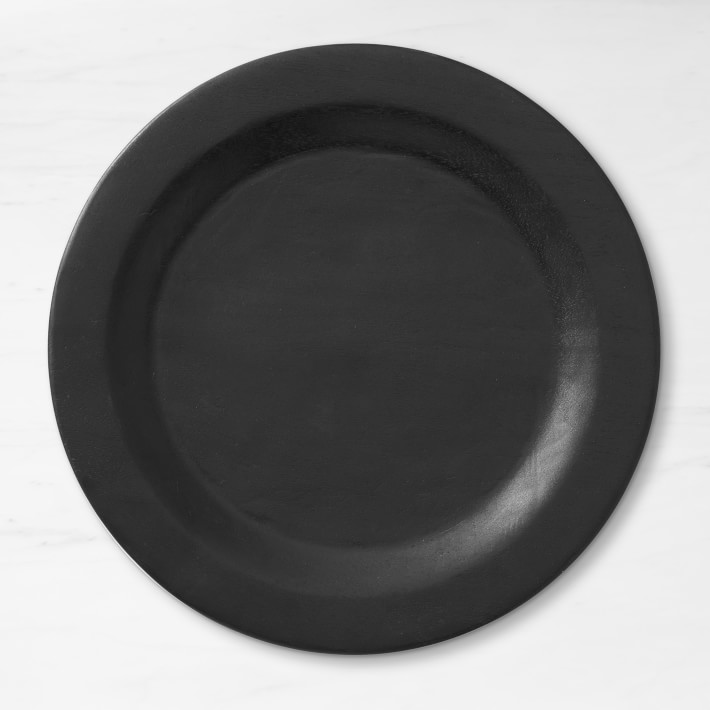 Black Wood Charger