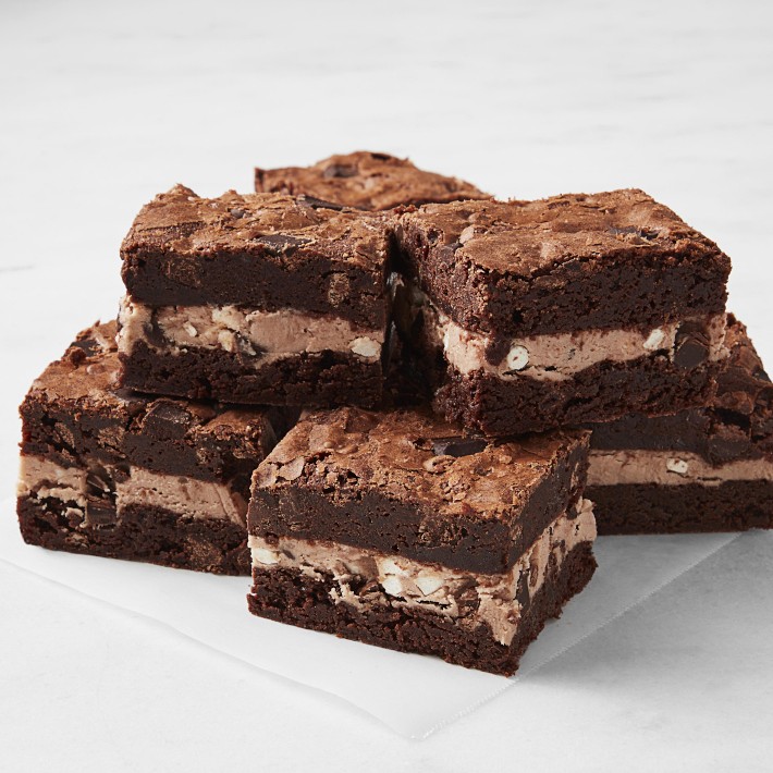 Hot Chocolate-Layered Brownie, Serves 6-8