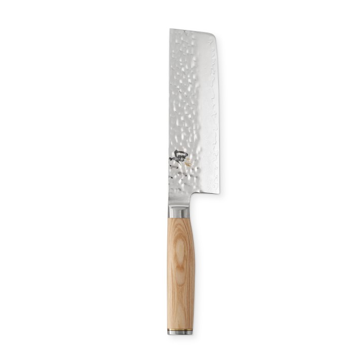 Shun Premier Blonde Nakiri Knife, 5 1\u002F2"