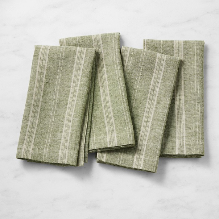 Provence Stripe Napkins, Set of 4