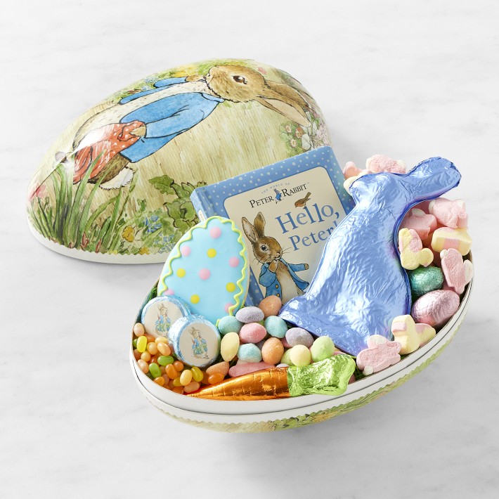 Peter Rabbit Large Easter Mache Egg