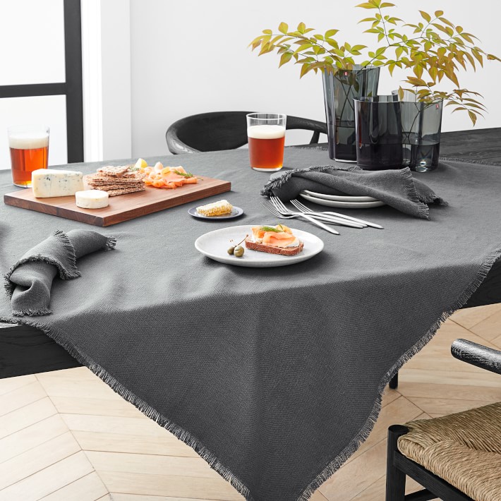 Fringed Table Throw