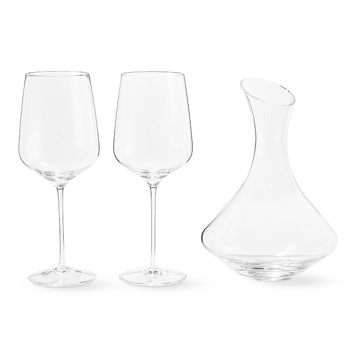 Estate Decanter & Cabernet Wine Glasses, Set of 2