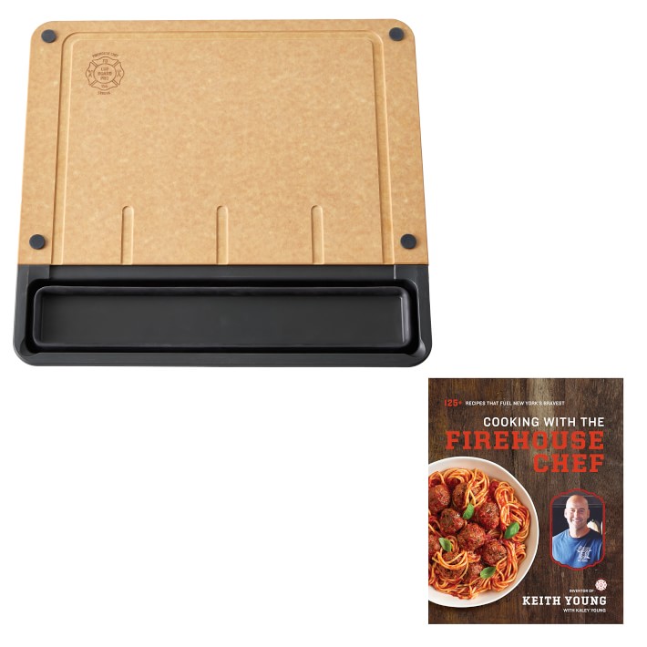 Cup Board Pro Natural with Slate Cup and Firehouse Chef Cookbook