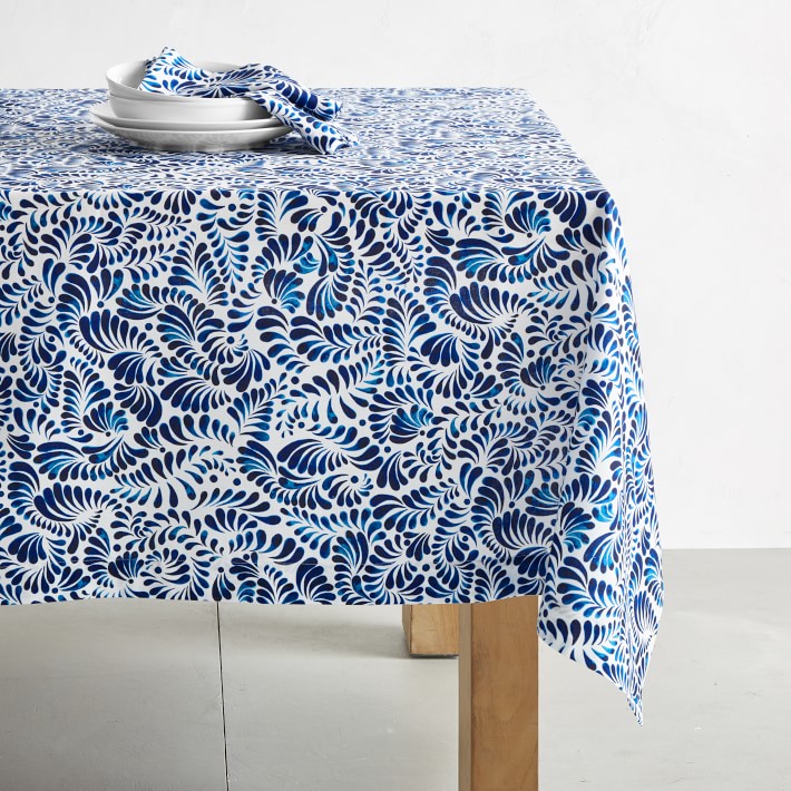Mexico Vin Azul Tablecloth