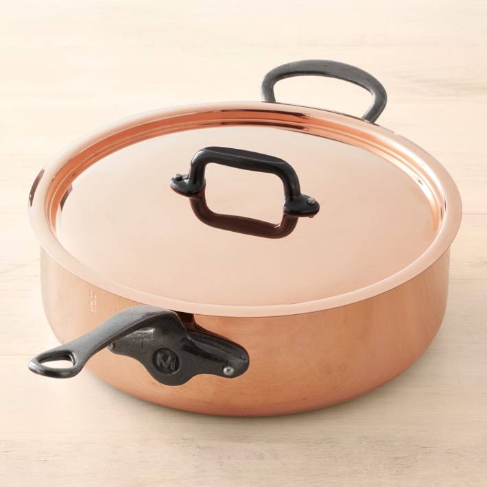 Mauviel Copper M'200 CI Saute Pan