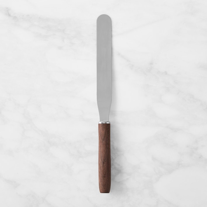 Walnut Straight Icing Spatulas, Set of 2