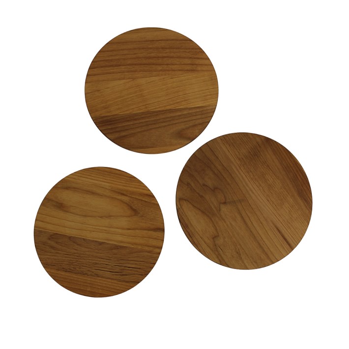 Enclume Cookware Stand Wood Trivets Set