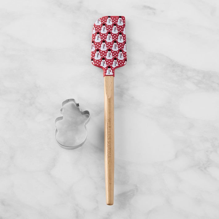 Snowman Spatula with Cookie Cutter