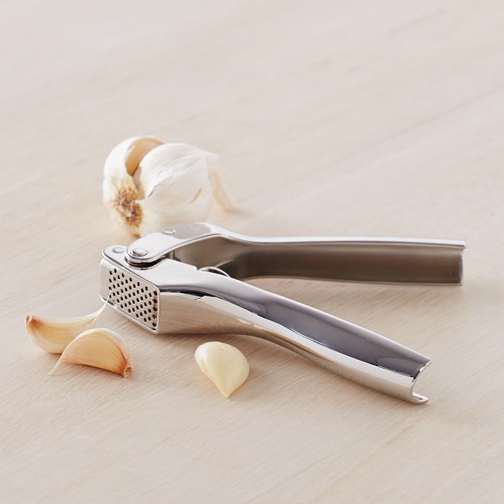 Stainless-Steel Garlic Press