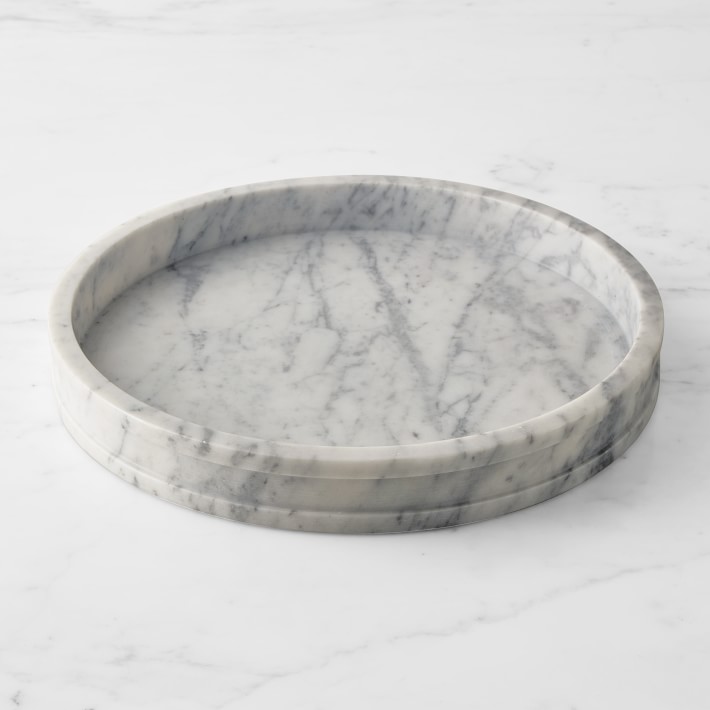 White Carrara Marble Tray