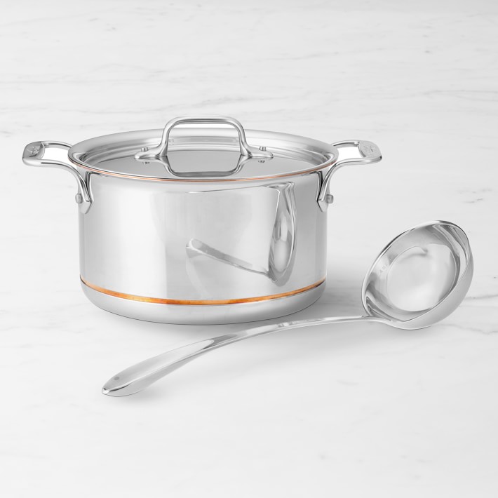 All-Clad Copper Core Soup Pot with Ladle, 4-Qt.