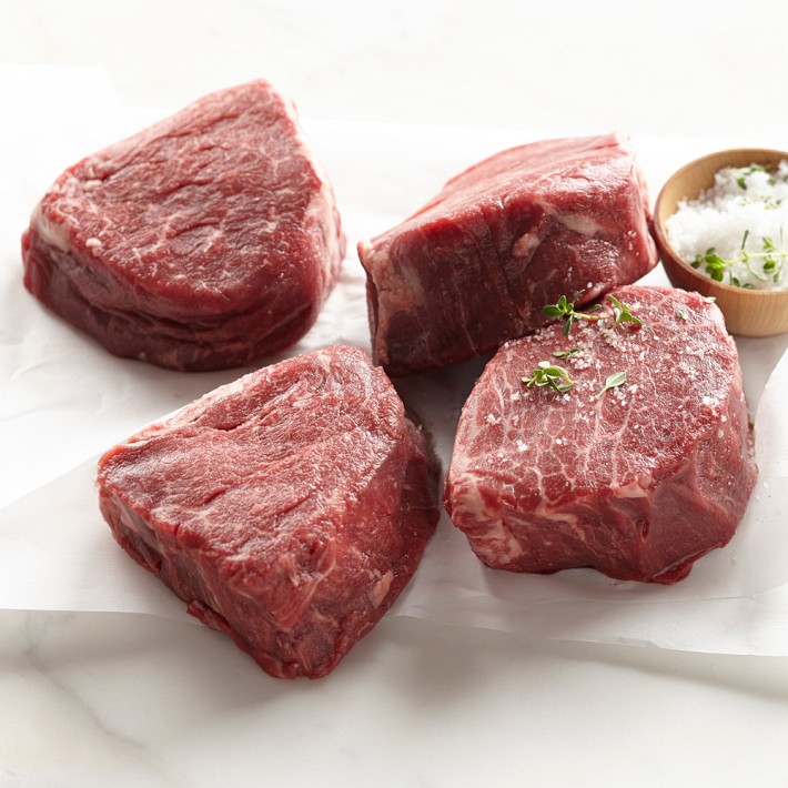 Snake River Farms Kobe Filet Mignon Steaks, Set of 4
