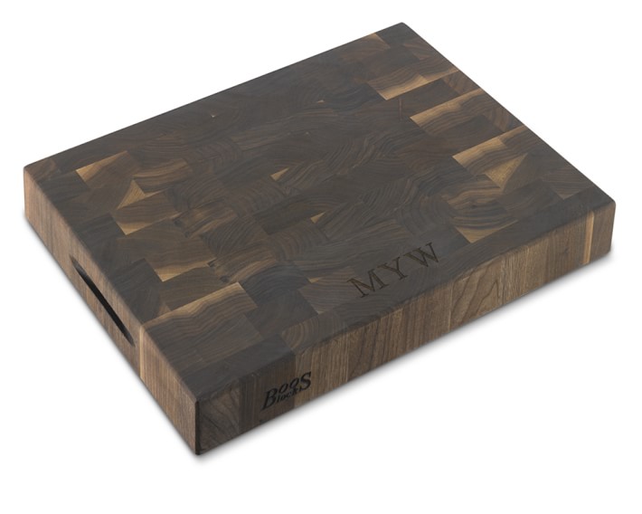 Boos End-Grain Rectangular Cutting & Carving Block, Walnut