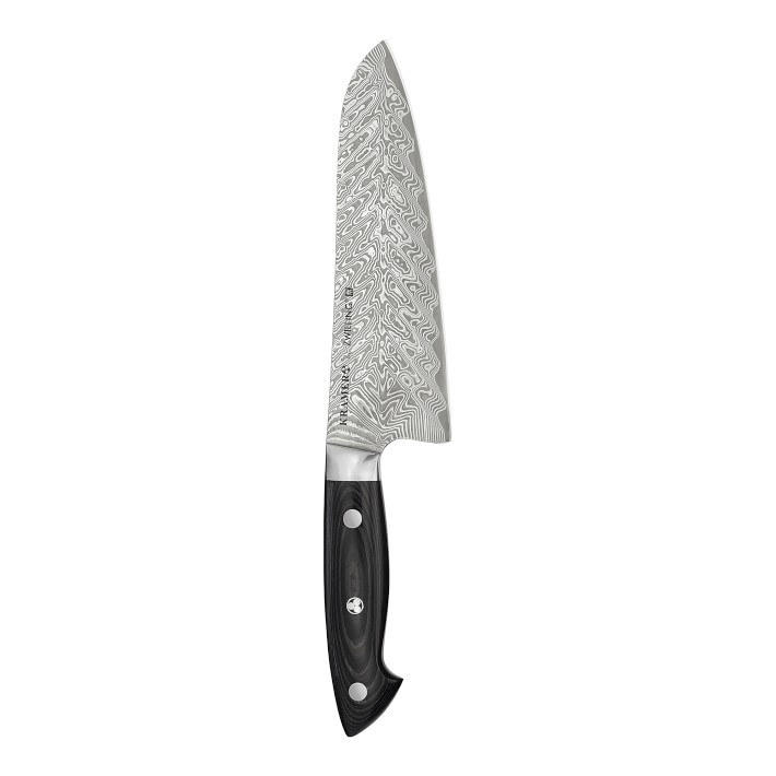 Kramer Damascus Santoku Knife, 7"