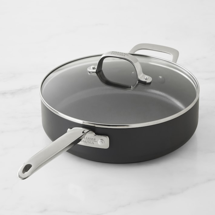 Professional Ceramic Nonstick Plus Saute Pan with Helper Handle, 4-Qt.