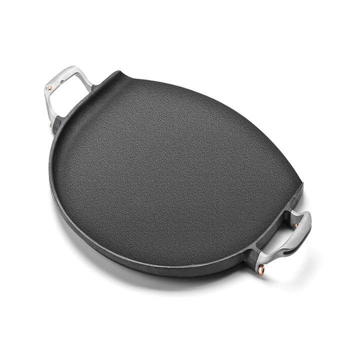 Cast Iron Pizza Iron, Forged Handles