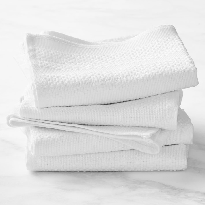 Classic Stripe Towels, Set of 4 & Dishcloths Bundle, Set of 4