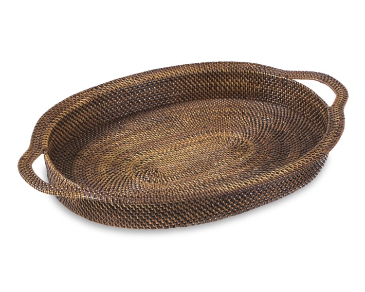 Nito Oval Serving Tray with Handles