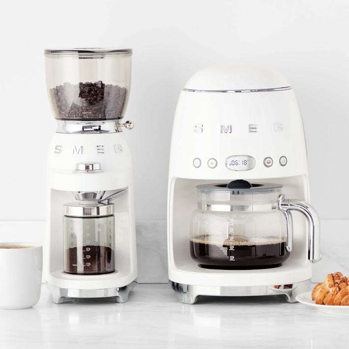 Smeg White Coffee Starter Bundle