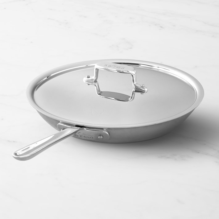 All-Clad d5 Stainless-Steel Nonstick Covered Fry Pan