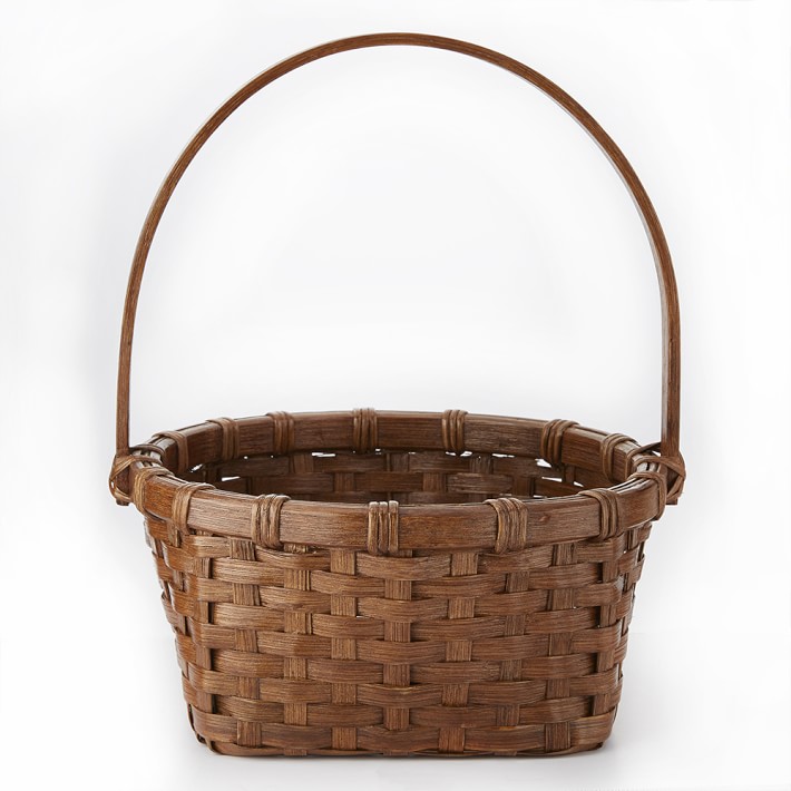 Walnut Rattan Easter Basket