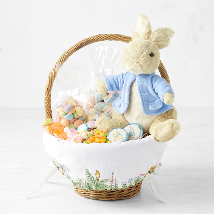 x Pottery Barn Kids Beatrix Potter Small Filled Easter Basket