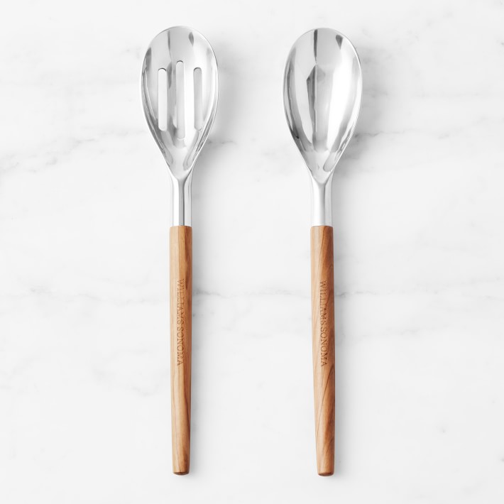 Olivewood Stainless-Steel Spoon Set