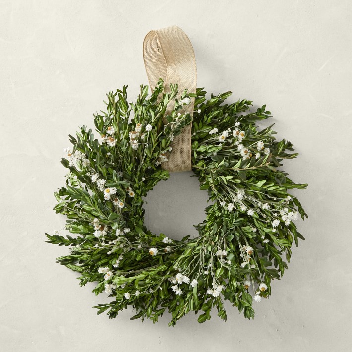 Field of Daisies Live Wreath
