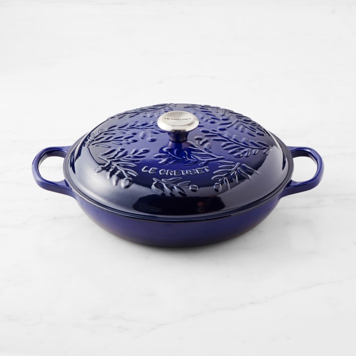 Le Creuset Enameled Cast Iron Olive Branch Braiser, 3 1\u002F2-Qt.