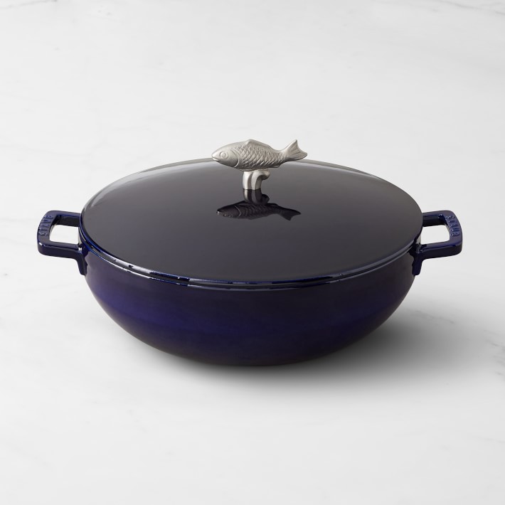 Staub Bouillabaisse Pot with Fish Knob, 5-Qt.