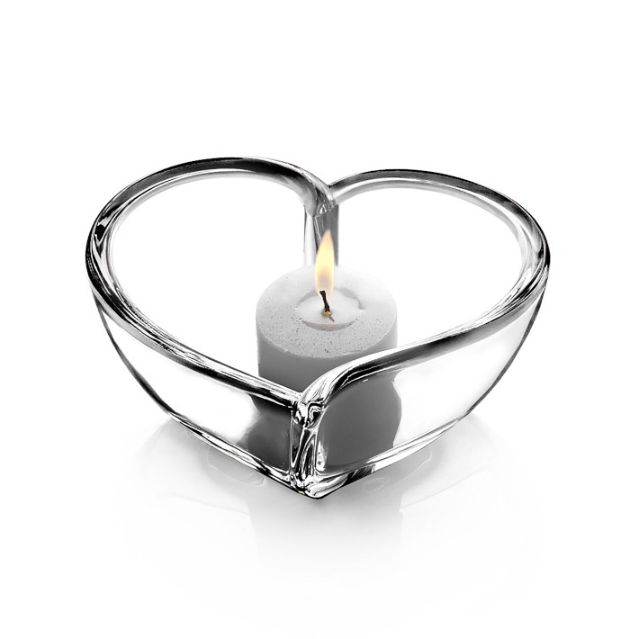 Orrefors Heart Votive