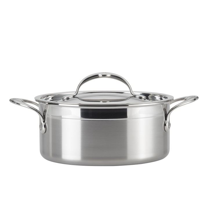 Hestan ProBond Professional Clad Stainless-Steel Soup Pot, 3-Qt.