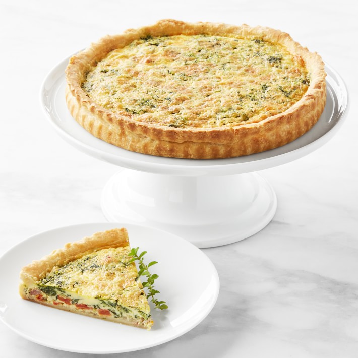 PieconicNY Sundried Tomato, Bacon & Onion Quiche, 9"