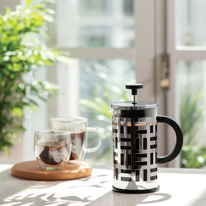 Bodum Eileen French Press Stainless-Steel and Glass, 8-Cup
