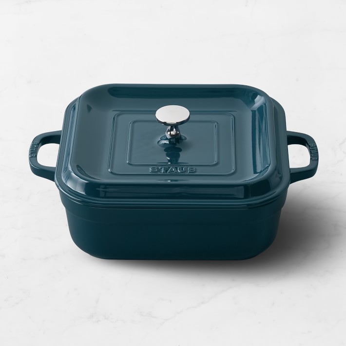 Staub Stoneware Square Covered Baker