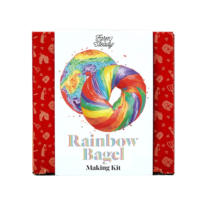 DIY Rainbow Bagel Making Kit