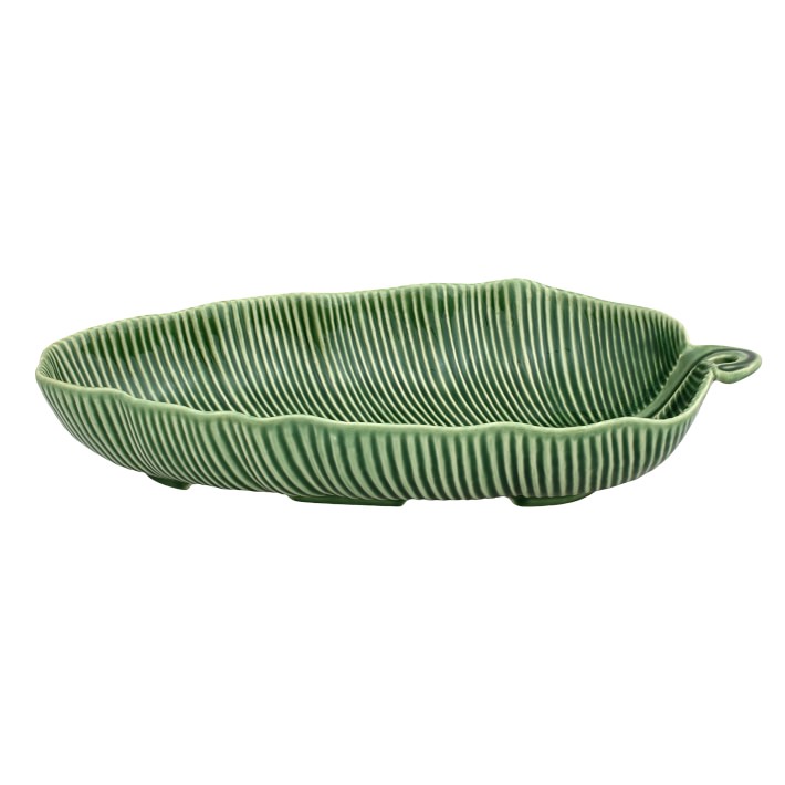 Bordallo Pinheiro Banana Leaf Salad Serving Bowl