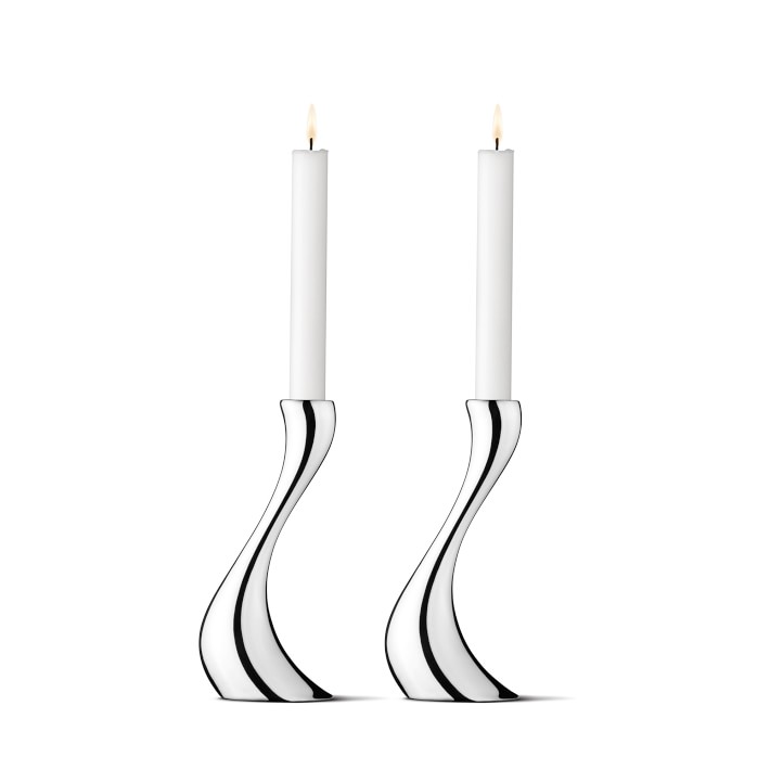 Georg Jensen Cobra Candle Holders